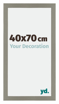 Mura MDF Photo Frame 40x70cm Gray Front Size | Yourdecoration.com