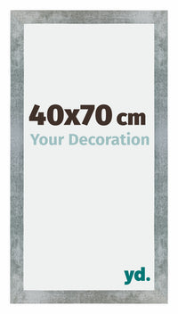 Mura MDF Photo Frame 40x70cm Iron Swept Front Size | Yourdecoration.com