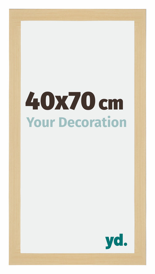 Mura MDF Photo Frame 40x70cm Maple Decor Front Size | Yourdecoration.com
