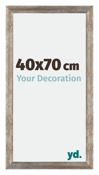 Mura MDF Photo Frame 40x70cm Metal Vintage Front Size | Yourdecoration.com
