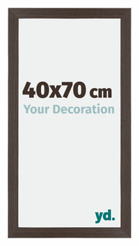 Mura MDF Photo Frame 40x70cm Oak Dark Front Size | Yourdecoration.com