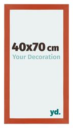 Mura MDF Photo Frame 40x70cm Orange Front Size | Yourdecoration.com