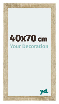 Mura MDF Photo Frame 40x70cm Sonoma Oak Front Size | Yourdecoration.com