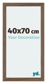 Mura MDF Photo Frame 40x70cm Walnut Dark Front Size | Yourdecoration.com