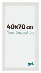 Mura MDF Photo Frame 40x70cm White Matte Front Size | Yourdecoration.com