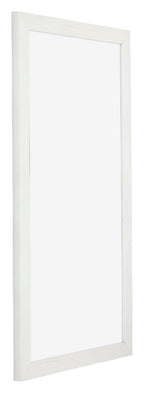 Mura MDF Photo Frame 40x70cm White Wiped Front Oblique | Yourdecoration.com