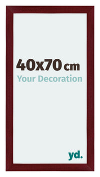 Mura MDF Photo Frame 40x70cm Winered Wiped Front Size | Yourdecoration.com