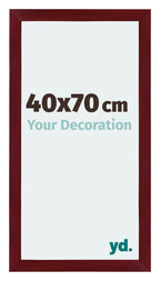 Mura MDF Photo Frame 40x70cm Winered Wiped Front Size | Yourdecoration.com