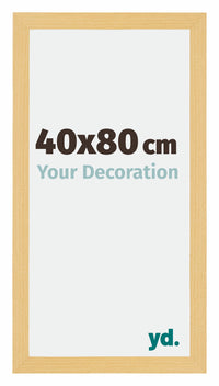 Mura MDF Photo Frame 40x80cm Beech Design Front Size | Yourdecoration.com