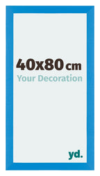 Mura MDF Photo Frame 40x80cm Bright Blue Front Size | Yourdecoration.com