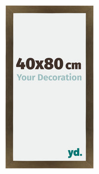 Mura MDF Photo Frame 40x80cm Bronze Design Front Size | Yourdecoration.com