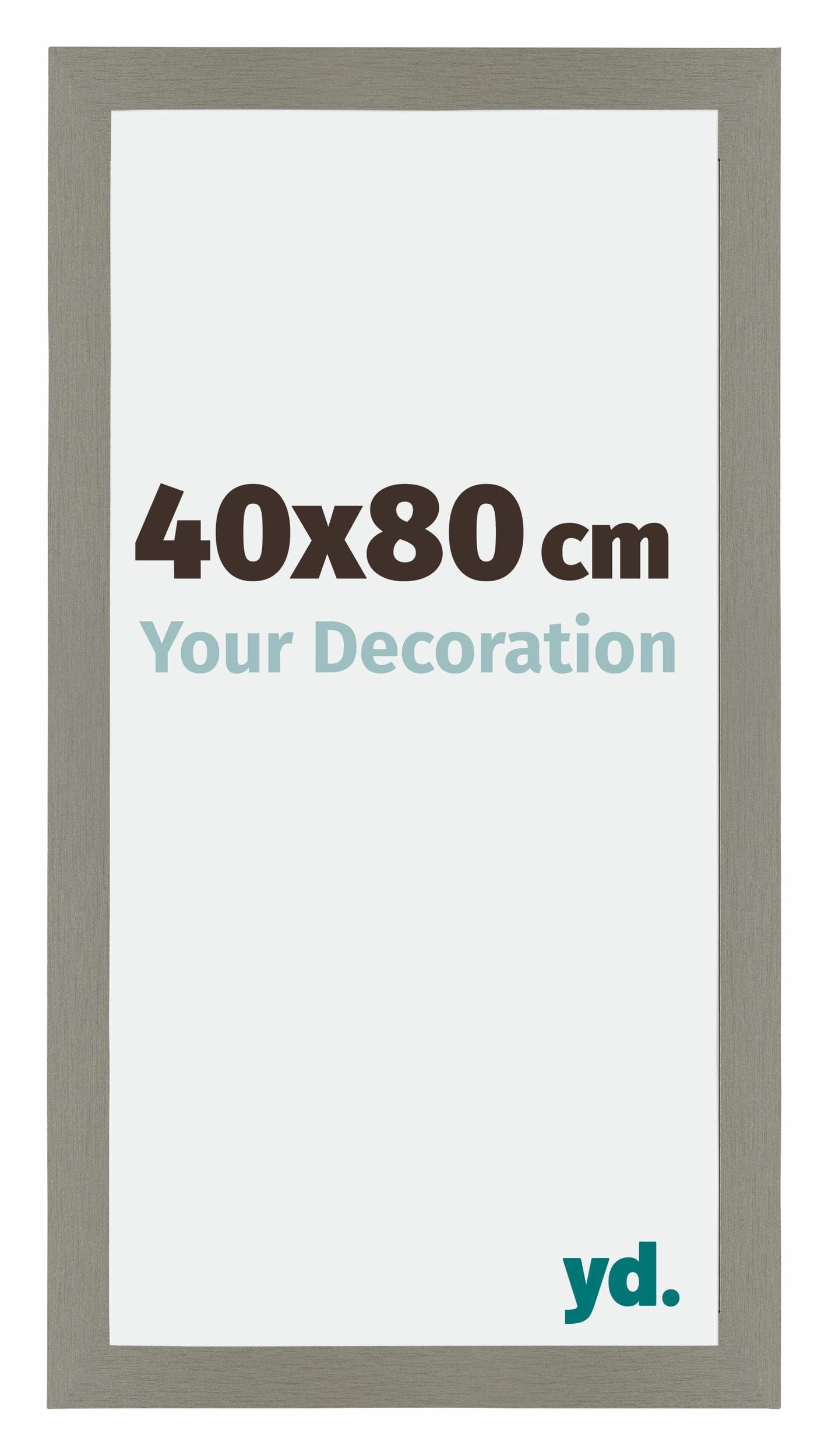Mura MDF Photo Frame 40x80cm Gray Front Size | Yourdecoration.com