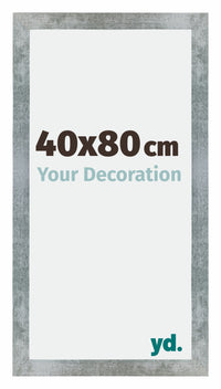 Mura MDF Photo Frame 40x80cm Iron Swept Front Size | Yourdecoration.com