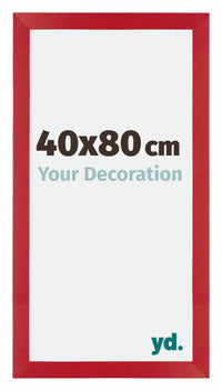Mura MDF Photo Frame 40x80cm Red Front Size | Yourdecoration.com