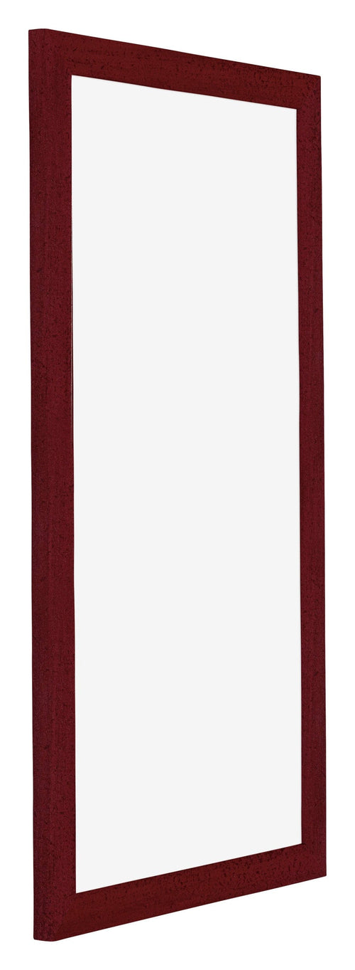 Mura MDF Photo Frame 40x80cm Winered Wiped Front Oblique | Yourdecoration.com