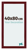 Mura MDF Photo Frame 40x80cm Winered Wiped Front Size | Yourdecoration.com