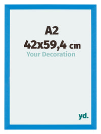 Mura MDF Photo Frame 42x59 4cm A2 Bright Blue Front Size | Yourdecoration.com
