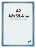 Mura MDF Photo Frame 42x59 4cm A2 Bright Blue Swept Front Size | Yourdecoration.com