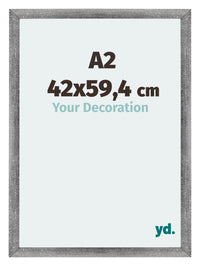Mura MDF Photo Frame 42x59 4cm A2 Gray Wiped Front Size | Yourdecoration.com