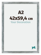 Mura MDF Photo Frame 42x59 4cm A2 Iron Swept Front Size | Yourdecoration.com