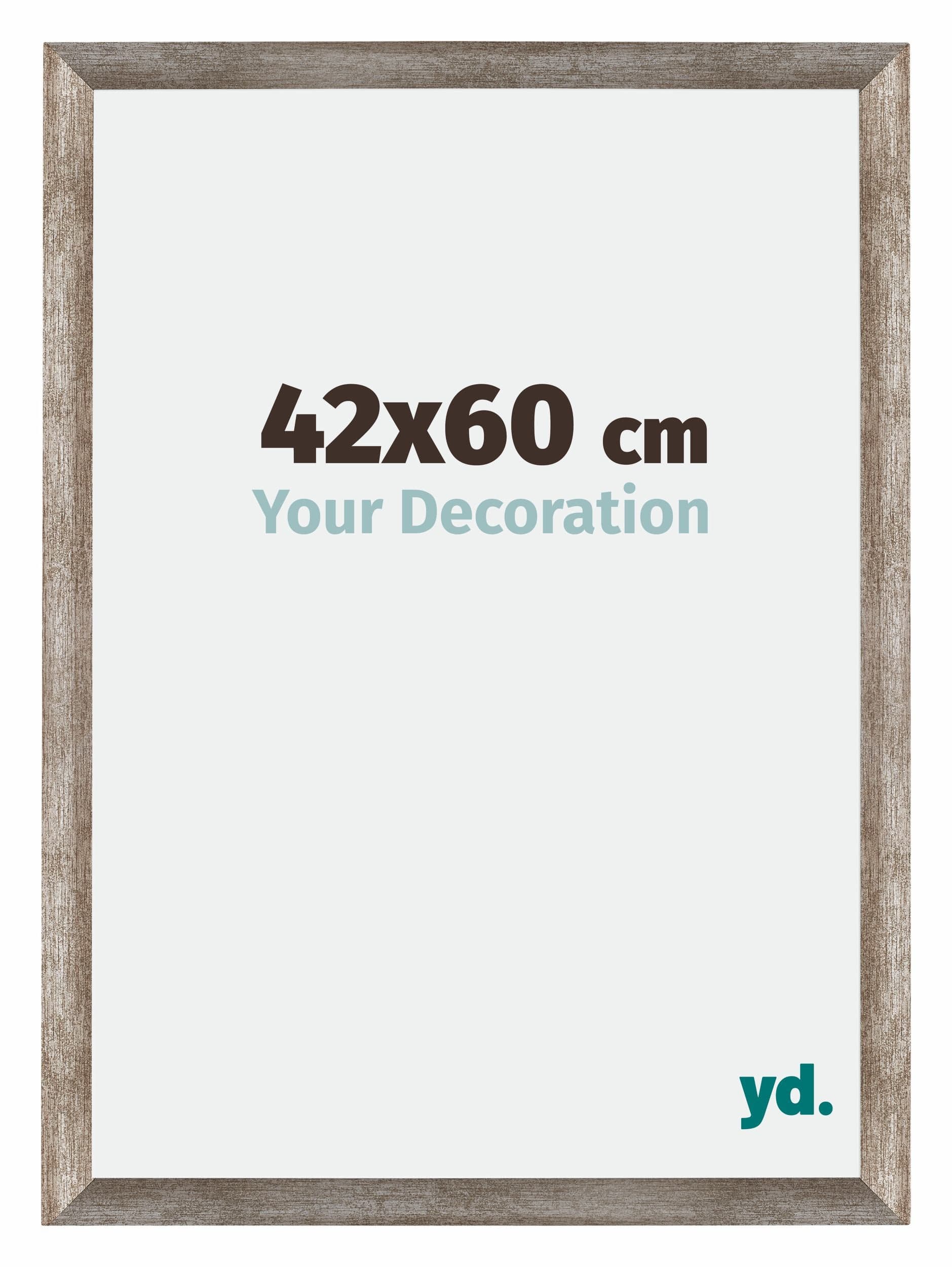 Mura MDF Photo Frame 42x60cm Metal Vintage Front Size | Yourdecoration.com