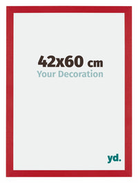 Mura MDF Photo Frame 42x60cm Red Front Size | Yourdecoration.com