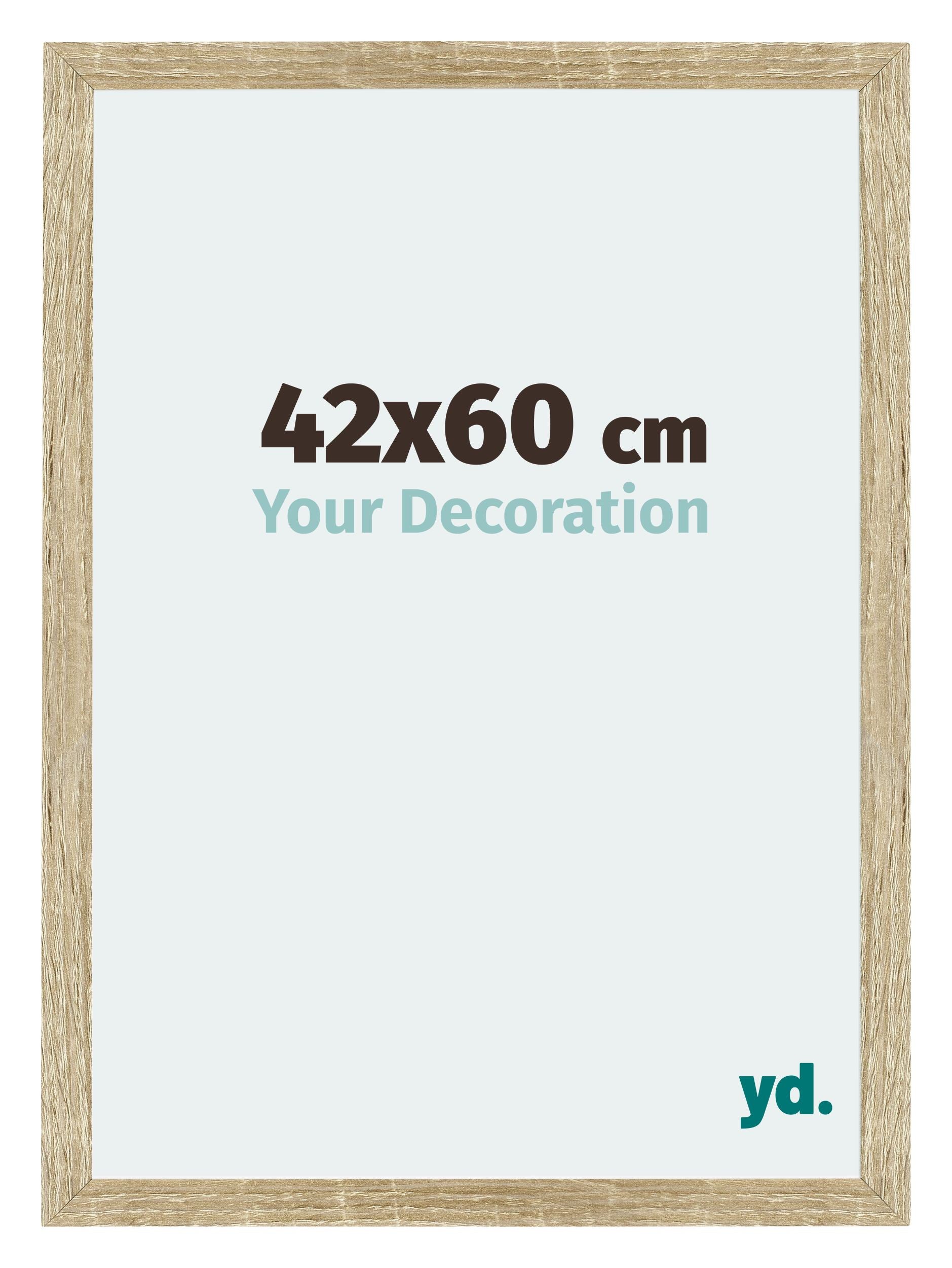 Mura MDF Photo Frame 42x60cm Sonoma Oak Front Size | Yourdecoration.com