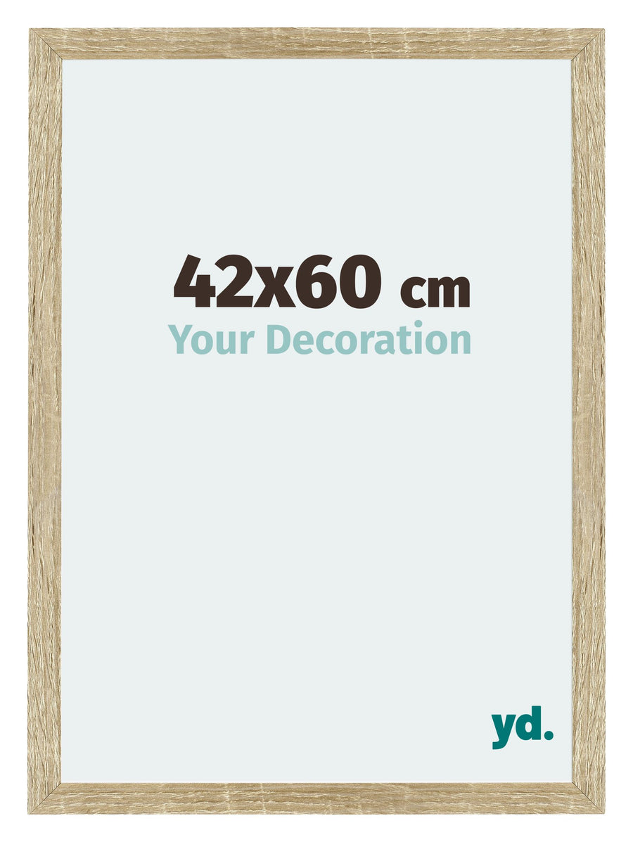 Mura MDF Photo Frame 42x60cm Sonoma Oak Front Size | Yourdecoration.com