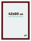 Mura MDF Photo Frame 42x60cm Winered Wiped Front Size | Yourdecoration.com