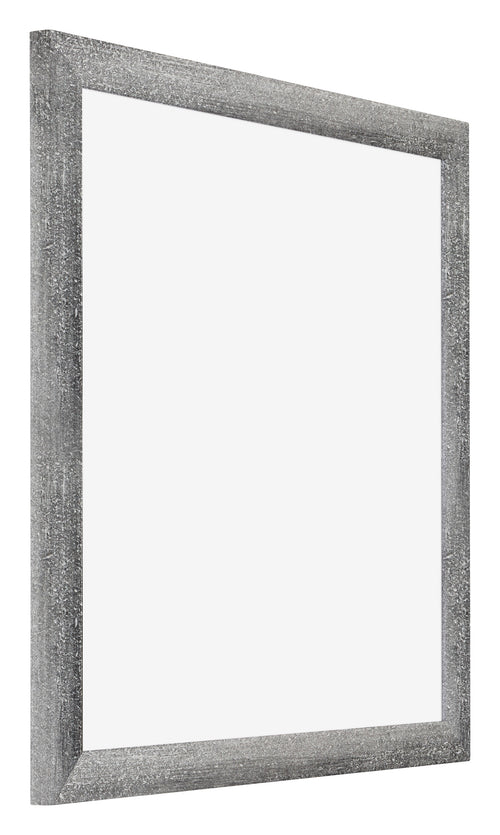 Mura MDF Photo Frame 45x45cm Gray Wiped Front Oblique | Yourdecoration.com