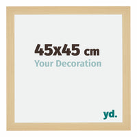 Mura MDF Photo Frame 45x45cm Maple Decor Front Size | Yourdecoration.com