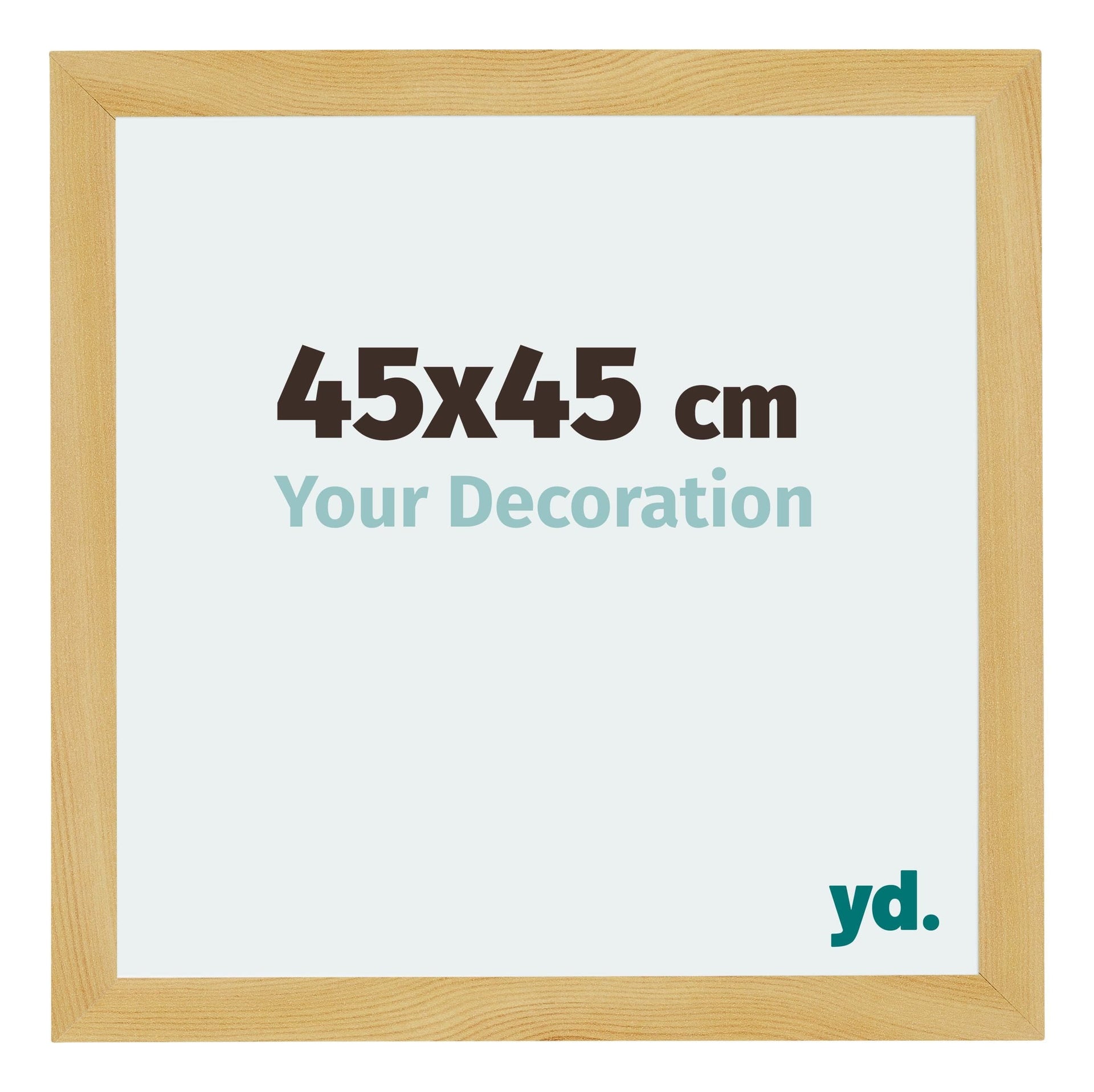Mura MDF Photo Frame 45x45cm Pine Design Front Size | Yourdecoration.com