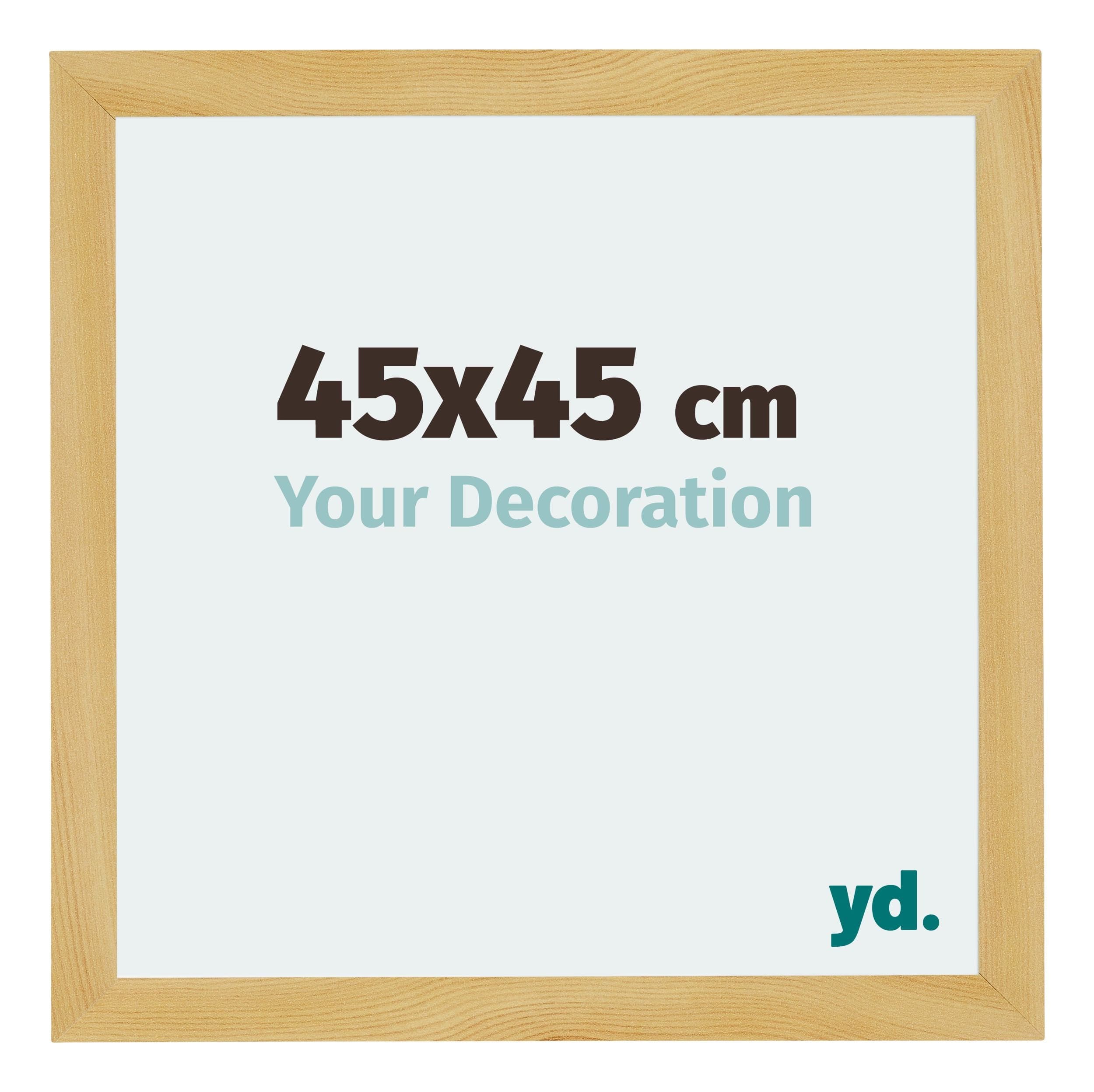 Mura MDF Photo Frame 45x45cm Pine Design Front Size | Yourdecoration.com