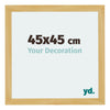 Mura MDF Photo Frame 45x45cm Pine Design Front Size | Yourdecoration.com