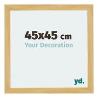 Mura MDF Photo Frame 45x45cm Pine Design Front Size | Yourdecoration.com