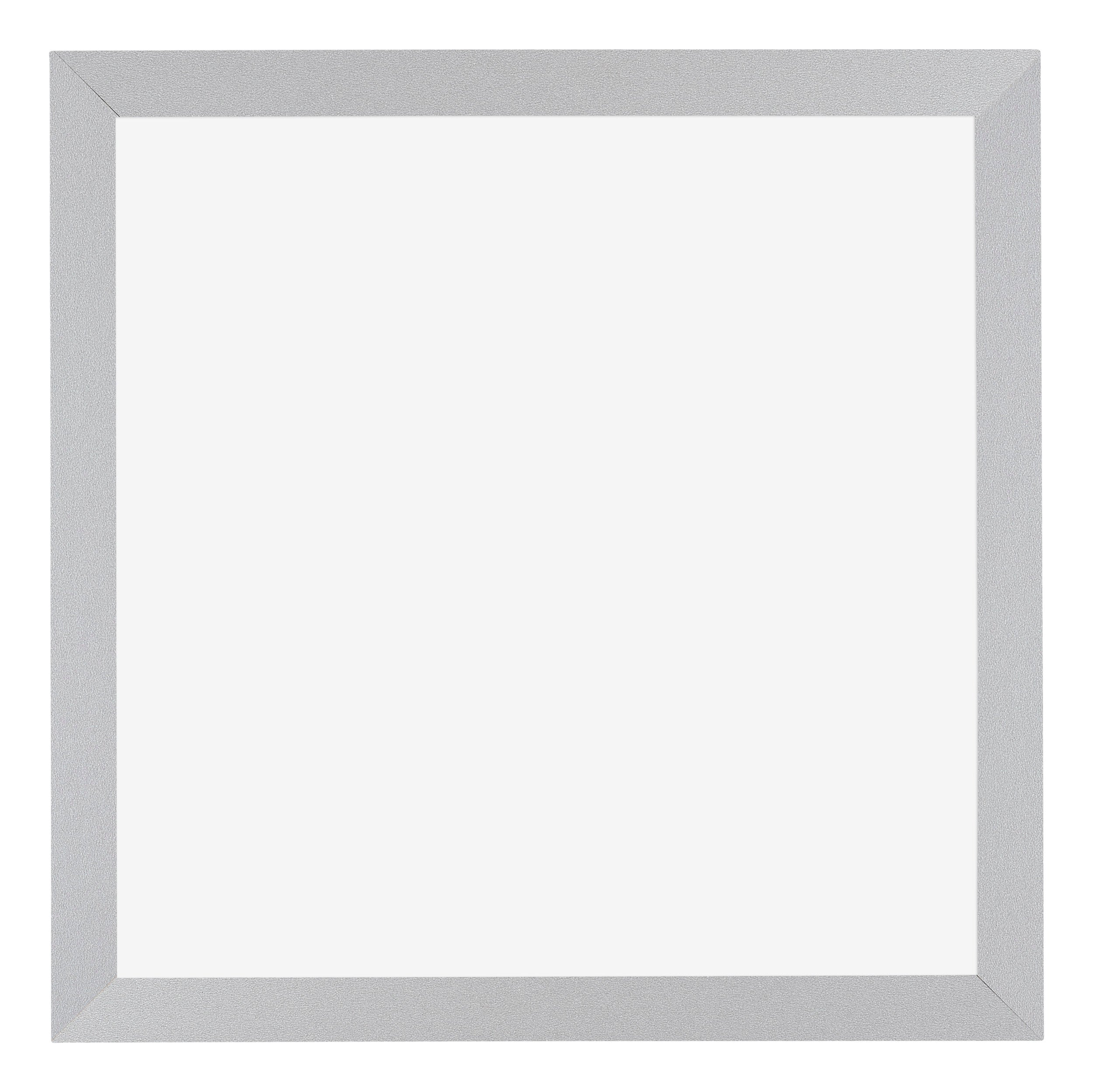 Mura MDF Photo Frame 45x45cm Silver Matte Front | Yourdecoration.com