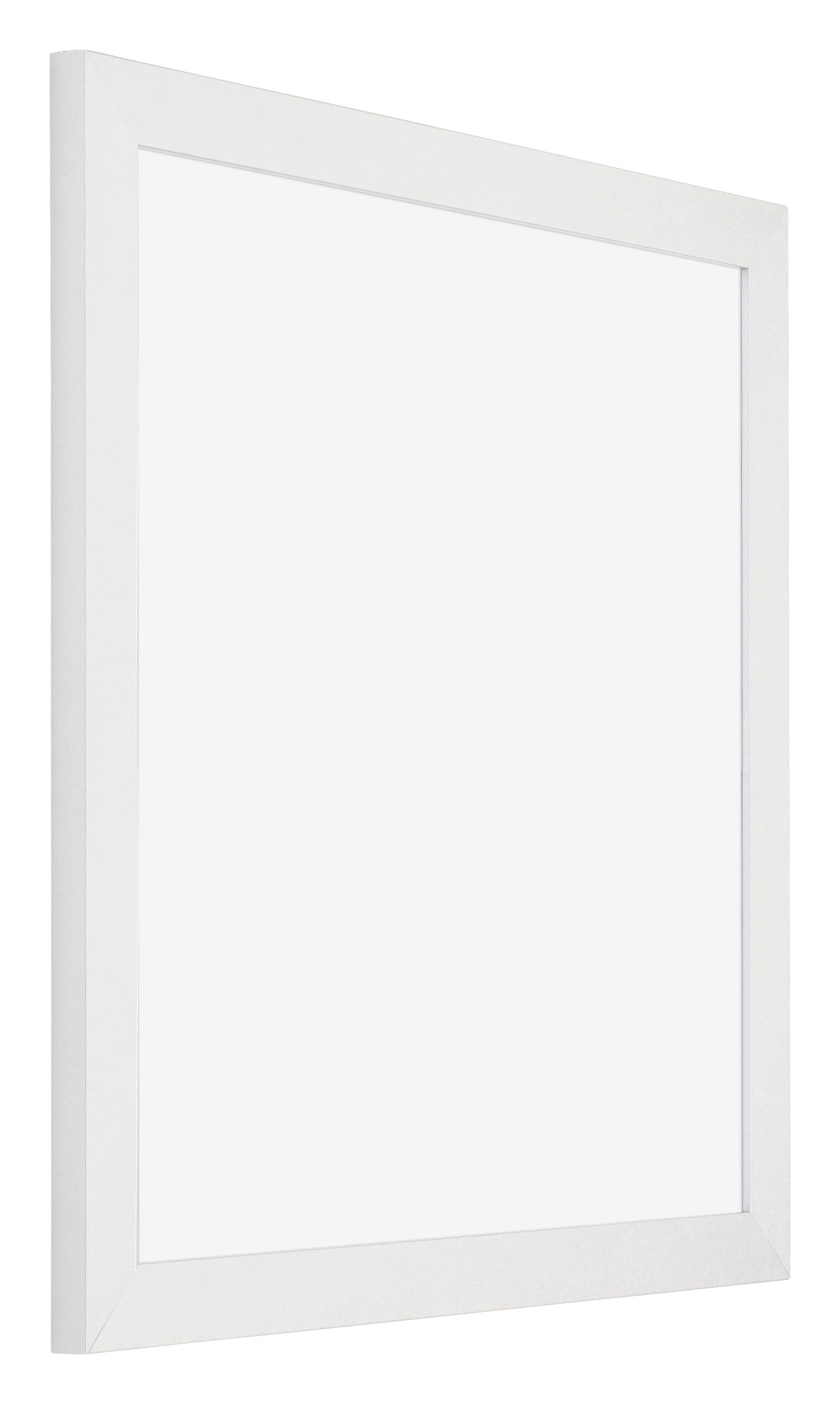 Mura MDF Photo Frame 45x45cm White High Gloss Front Oblique | Yourdecoration.com