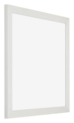 Mura MDF Photo Frame 45x45cm White Matte Front Oblique | Yourdecoration.com
