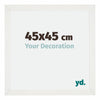 Mura MDF Photo Frame 45x45cm White Wiped Front Size | Yourdecoration.com
