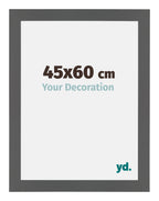 Mura MDF Photo Frame 45x60cm Anthracite Size | Yourdecoration.com
