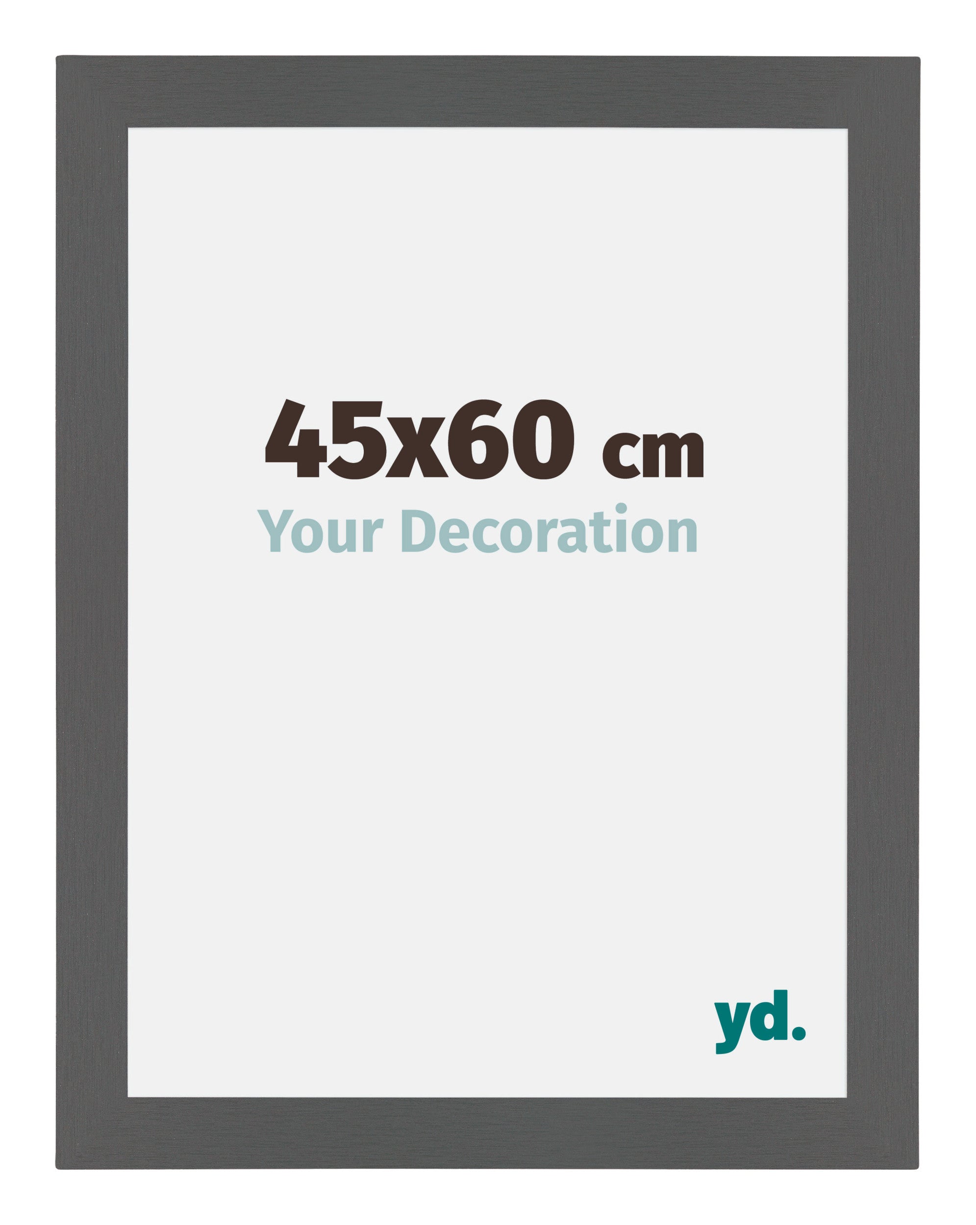 Mura MDF Photo Frame 45x60cm Anthracite Size | Yourdecoration.com