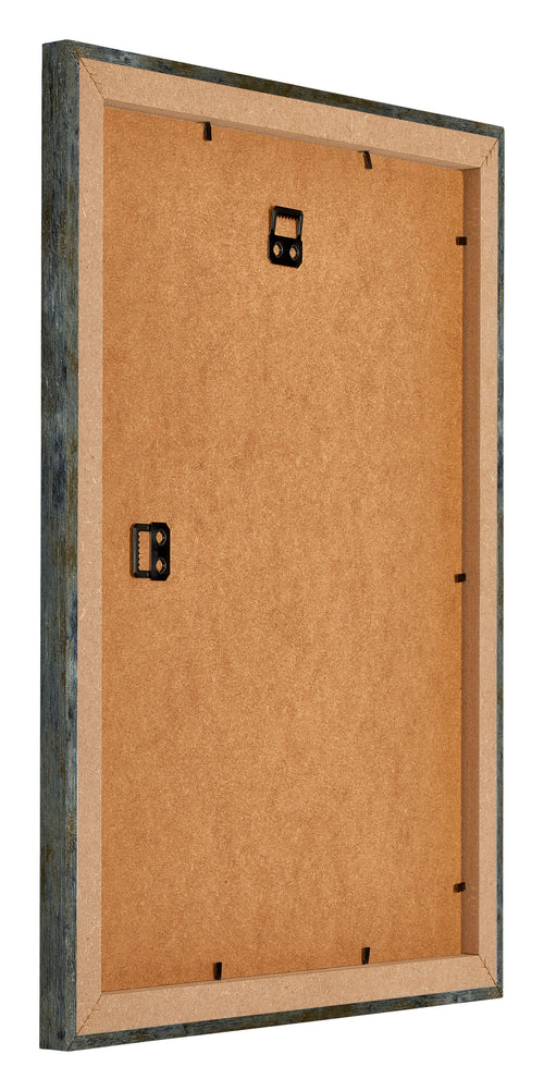 Mura MDF Photo Frame 45x60cm Blue Gold Melange Back Oblique | Yourdecoration.com