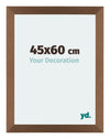 Mura MDF Photo Frame 45x60cm Copper Design Front Size | Yourdecoration.com