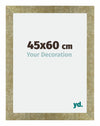 Mura MDF Photo Frame 45x60cm Gold Antique Front Size | Yourdecoration.com