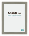 Mura MDF Photo Frame 45x60cm Gray Front Size | Yourdecoration.com