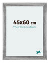 Mura MDF Photo Frame 45x60cm Gray Wiped Front Size | Yourdecoration.com