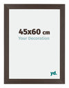Mura MDF Photo Frame 45x60cm Oak Dark Front Size | Yourdecoration.com