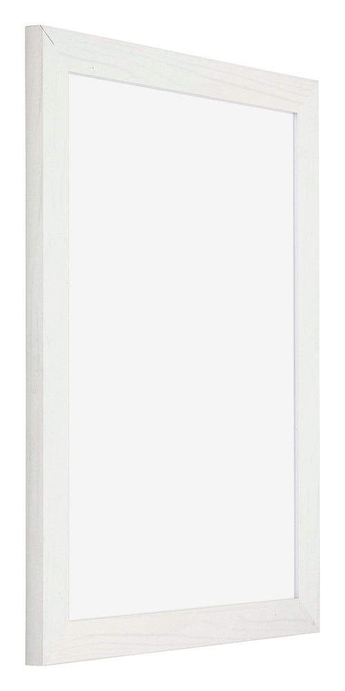 Mura MDF Photo Frame 45x60cm White Wiped Front Oblique | Yourdecoration.com