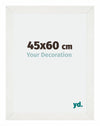 Mura MDF Photo Frame 45x60cm White Wiped Front Size | Yourdecoration.com