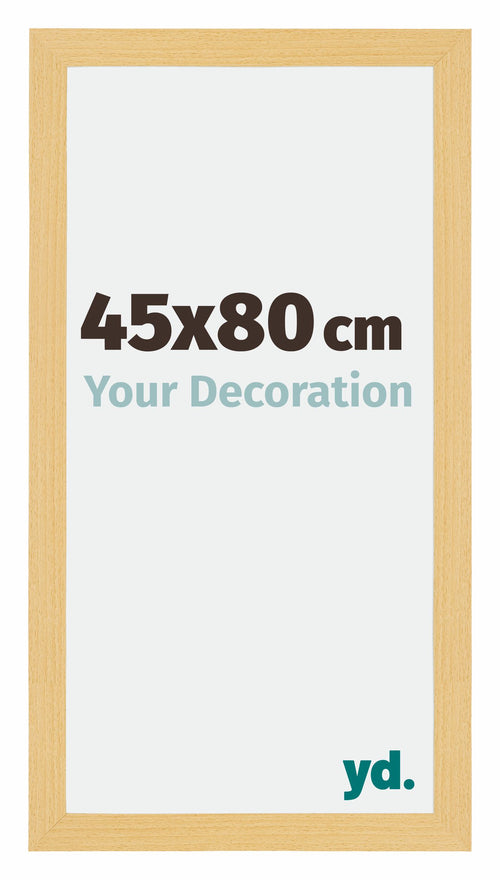 Mura MDF Photo Frame 45x80cm Beech Design Front Size | Yourdecoration.com